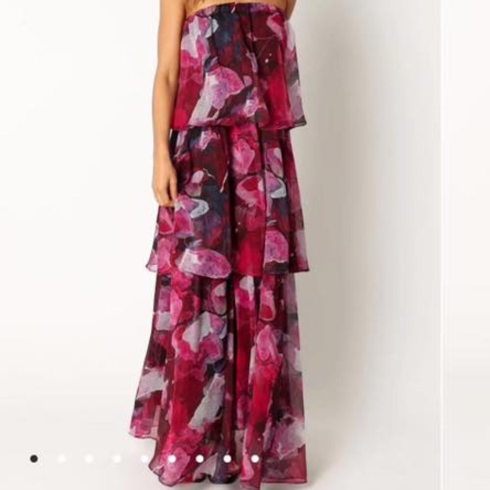 Bloom Strapless Maxi Dress size small